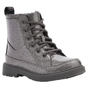 🤍🖤🩶Glitter UGG Combat Boot🩶🖤🤍
